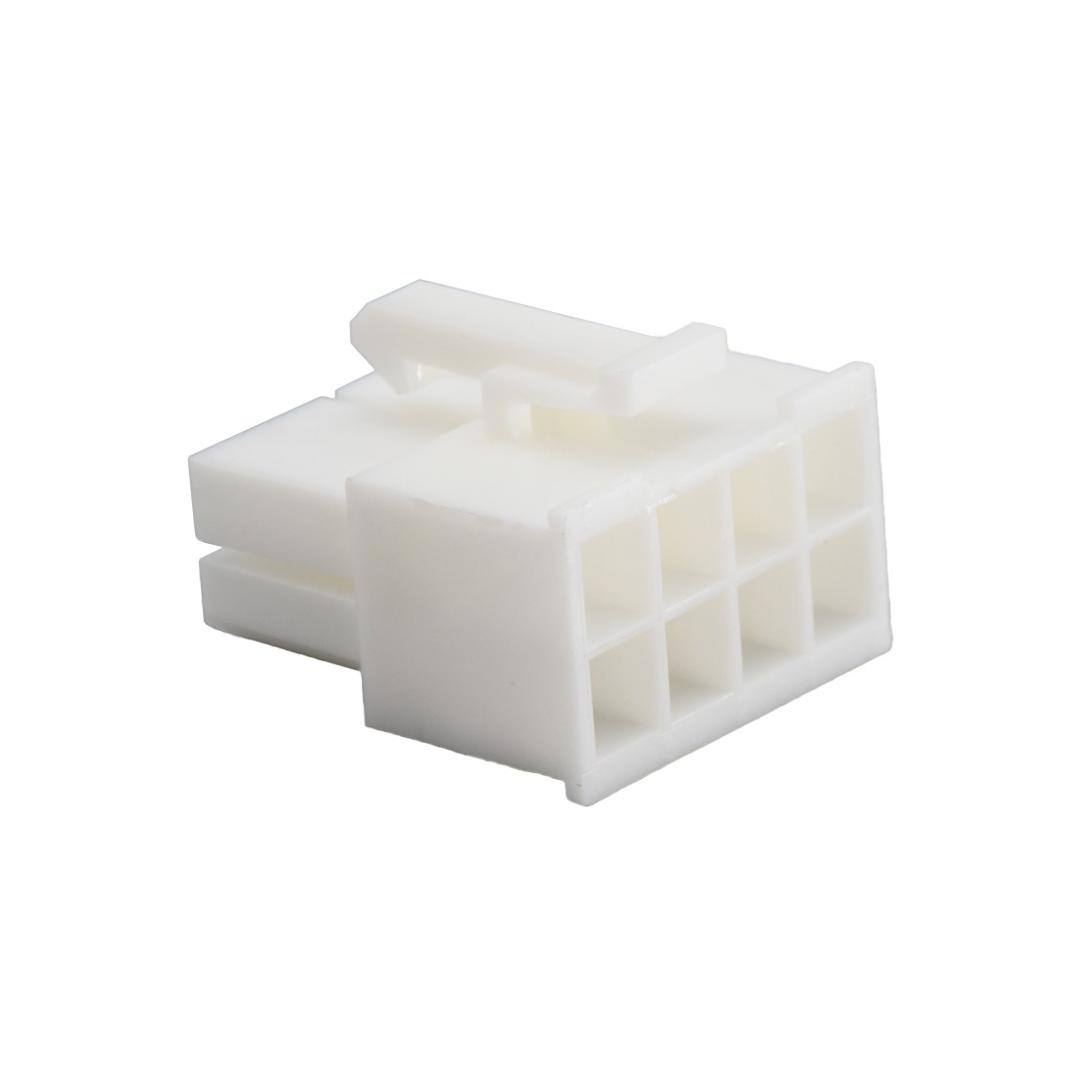 Pitch 4.2mm Male 双排 Housing 七八连PIN连PIN 特殊款 2X4Pin 黑色